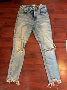 Good American Good Legs ripped skinny jeans